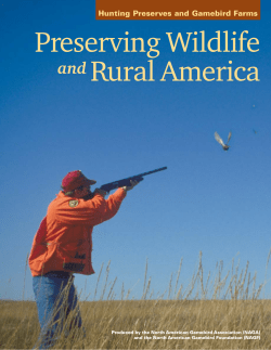 Hunting Preserves - North American Gamebird Association