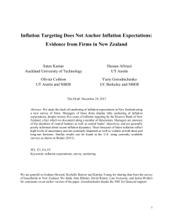 Evidence from Firms in New Zealand