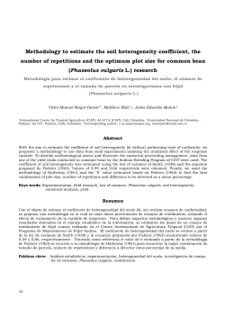 Methodology to estimate the soil heterogeneity coefficient, the
