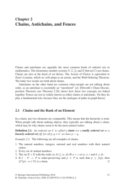 Chains, Antichains, and Fences