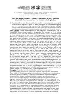 Anita Borg Institute for Women and Technology