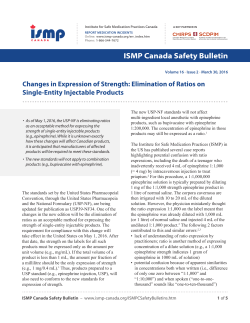 Changes in Expression of Strength: Elimination of Ratios on Single