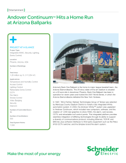 Andover ContinuumTM Hits a Home Run at Arizona Ballparks