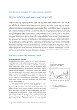 Higher inflation and lower output growth