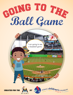 created for the by I am going to see a baseball game.