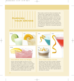 Garnish your Drinks