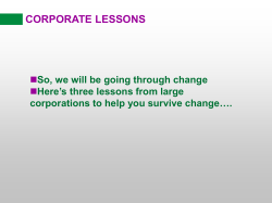 corporate lesson 3