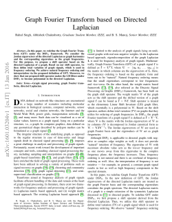Graph Fourier Transform based on Directed Laplacian