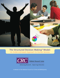 The Structured Decision Making&reg; Model