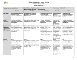 Kingstree Sr - The James Madison Legacy Project