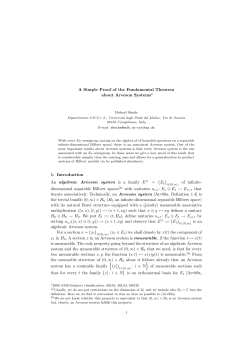 A Simple Proof of the Fundamental Theorem about Arveson
