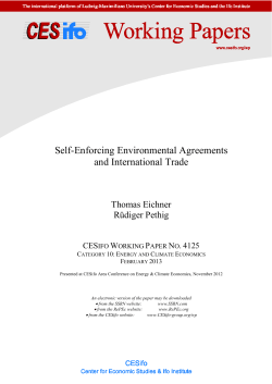 CESifo Working Paper no. 4125