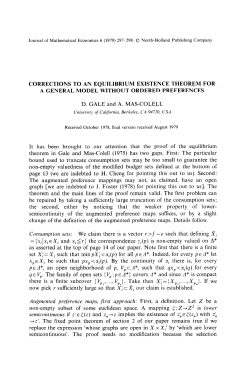 Corrections to an Equilibrium Existence Theorem for a General