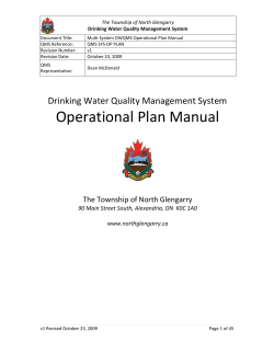 Drinking Water Quality Management System