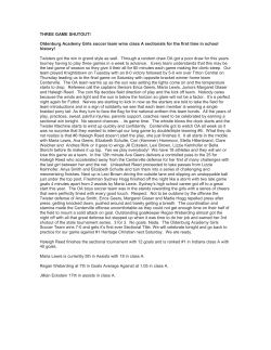 THREE GAME SHUTOUT! Oldenburg Academy Girls soccer team