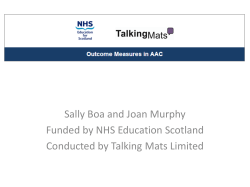 Critical Appraisal of Methods of Measuring Outcomes in AAC