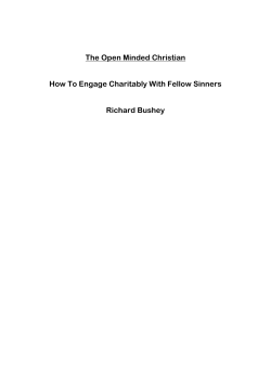 The Open Minded Christian How To Engage Charitably With Fellow