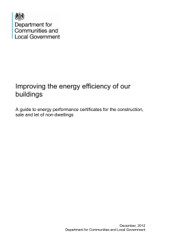 A Guide to Energy Performance Certificates for