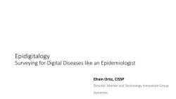 Epidigitalogy Digital Disease Control like an