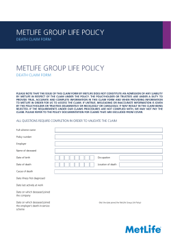 metlife group life policy metlife group life policy