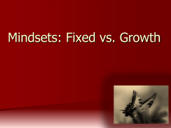 fixed mindset - Welsh Sailing Events