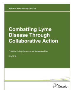 Combating Lyme Disease Through Collaborative Action