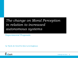 Moral Perception Experiment
