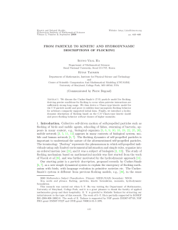 From particle to kinetic and hydrodynamic descriptions of