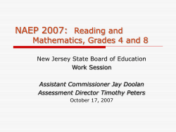 NAEP 2007 State Board Oct 17 2007 FINAL