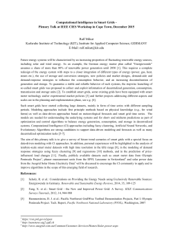 Computational Intelligence in Smart Grids