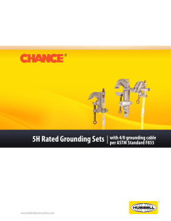 5H Rated Grounding Sets |with 4/0 grounding cable