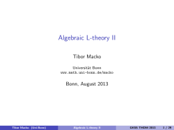 Algebraic L