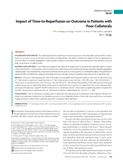 Impact of Time-to-Reperfusion on Outcome in Patients with Poor