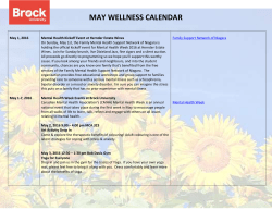 May 2016 - Brock University