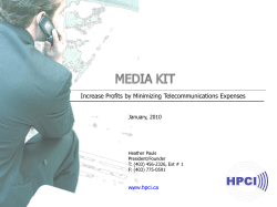 Increase Profits by Minimizing Telecommunications Expenses