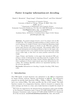 Faster 2-regular information-set decoding