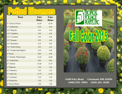 Item List Price Case Price 5416 Foley Road Cincinnati, OH 45238