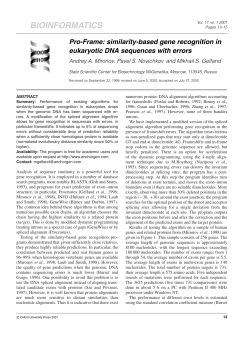 Pro-Frame: similarity-based gene recognition in eukaryotic DNA