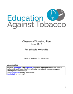 - Education Against Tobacco