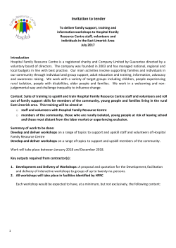 To deliver family support, training and information