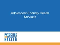 Adolescent STI Epidemiology and Treatment Strategies