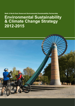 Environmental Sustainability and Climate Change Strategy