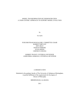 Model Transformation by Demonstration