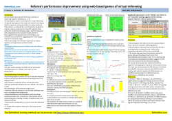 Referee`s performance improvement using web