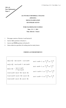 LIU PO SHAN MEMORIAL COLLEGE