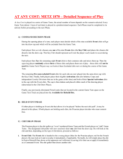 AT ANY COST: METZ 1870 &ndash; Detailed Sequence of