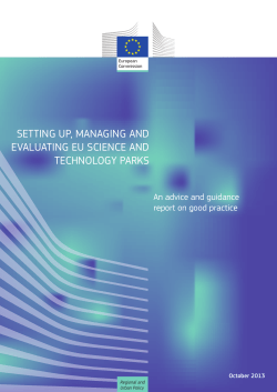 Setting up, managing and Evaluating EU Science and