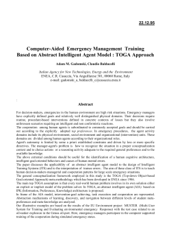 Intelligent Agents Model in Computer Emergency Management