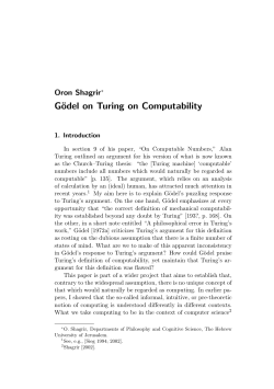 G&ouml;del on Turing on Computability