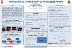 Market-Based Coordination of Recharging Robots